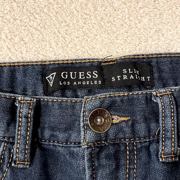 GUESS Men’s Slim straight jeans. Size 14 - Picture 4 of 9